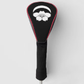 Cherry blossom onder halve maan golfheadcover (Voorkant)