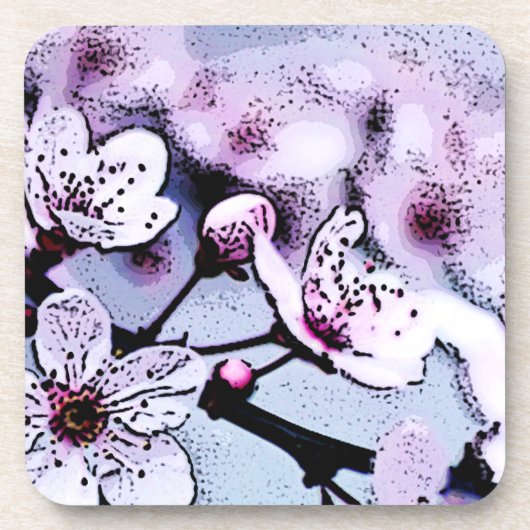 Cherry blossom onderzetter (Voorkant)