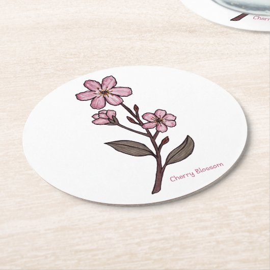Cherry Blossom Onderzetter (Gebogen)