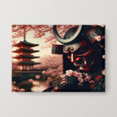 Cherry Blossom Oni Button (Voorkant)