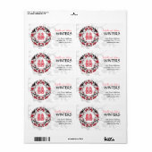 Cherry Blossom Oosterse adreslabel Etiket (Full Sheet)