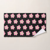 Cherry Blossom op Black Bad Handdoek (Handdoek)