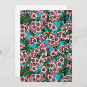 Cherry Blossom op blauw (Voorkant / Achterkant)