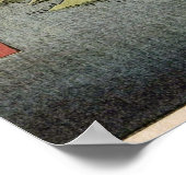 Cherry Blossom op de Banken van de Tama Poster (Hoek)