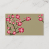 Cherry Blossom op het Visitekaartje van Khaki (Achterkant)