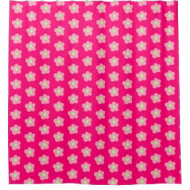 Cherry Blossom op roze Douchegordijn