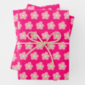 Cherry Blossom op roze Inpakpapier Vel (In situ)