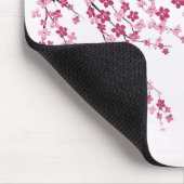 Cherry Blossom op roze Muismat (Hoek)