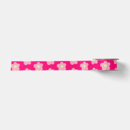 Cherry Blossom op roze Satijnen Lint