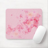 Cherry Blossom op Stippen Muismat (Met muis)