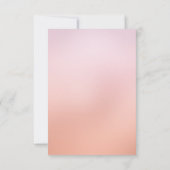 Cherry Blossom Orchard Tree Wedding RSVP Card Kaart (Achterkant)