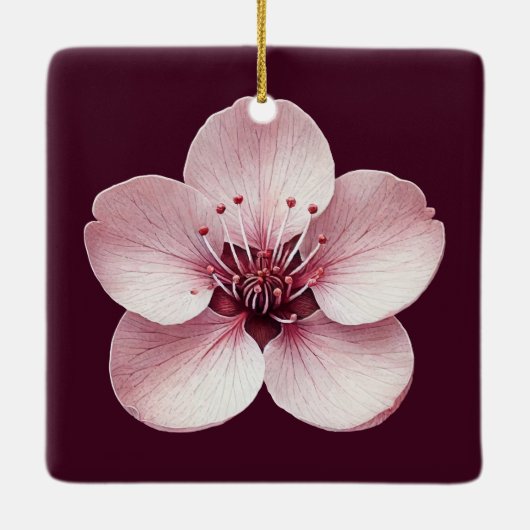Cherry Blossom Ornament (Achterkant)