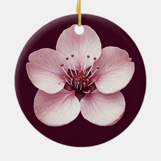 Cherry Blossom Ornament (Achterkant)