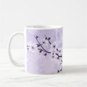 Cherry Blossom Paars Floral Koffiemok (Links)