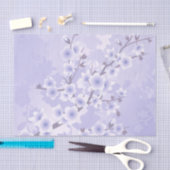 Cherry Blossom Paars Floral Tissuepapier (Craft)