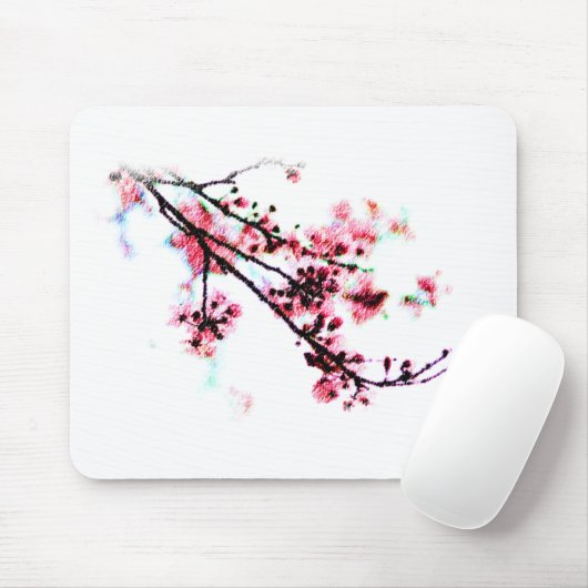 Cherry Blossom Painting Muismat (Met muis)
