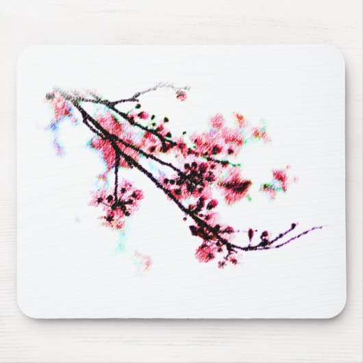 Cherry Blossom Painting Muismat (Voorkant)
