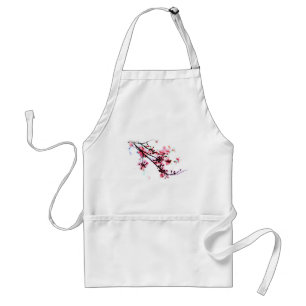 Cherry Blossom Painting Standaard Schort