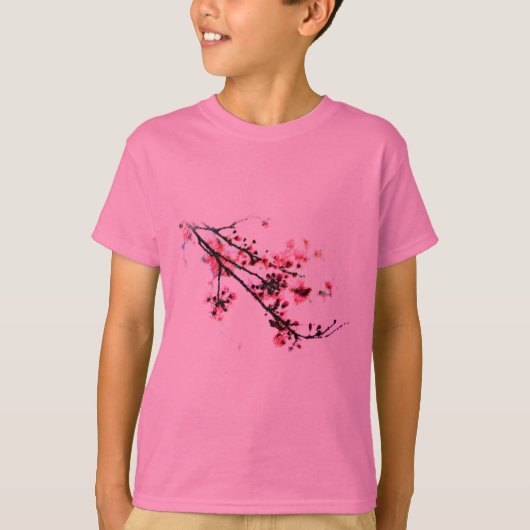 Cherry Blossom Painting T-shirt (Voorkant)