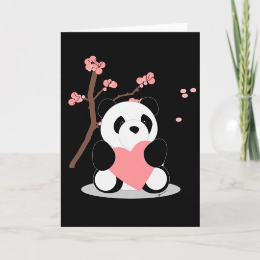 Cherry Blossom Panda Kaart (Voorkant)