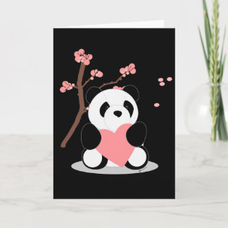 Cherry Blossom Panda Kaart
