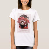 Cherry Blossom Panda T-shirt (Voorkant)