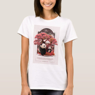 Cherry Blossom Panda T-shirt
