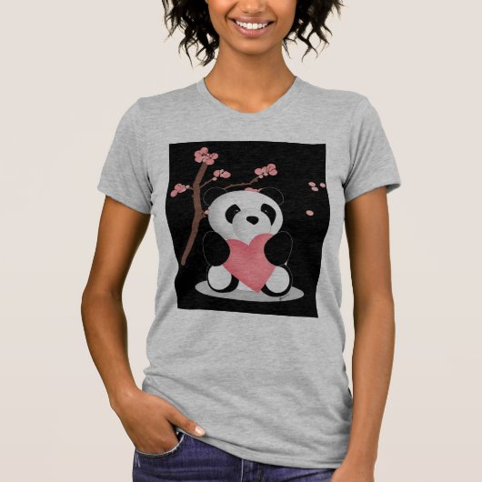 Cherry Blossom Panda T-shirt (Voorkant)