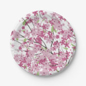 Cherry Blossom Paper Borden Papieren Bordje (Voorkant)