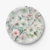 Cherry Blossom Papieren Bordje (Voorkant)