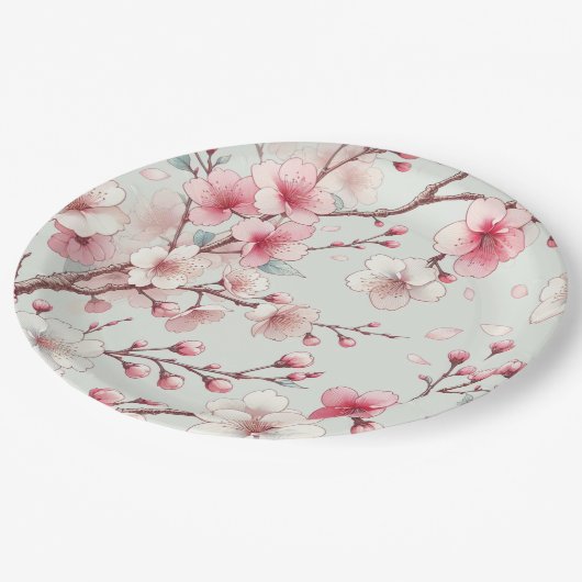Cherry Blossom Papieren Bordje (Gekanteld)