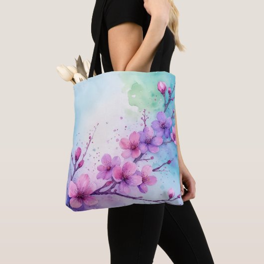 Cherry Blossom Paradise Canvas tas (Dichtbij)