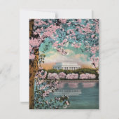 Cherry Blossom Party Invitation Kaart (Voorkant)