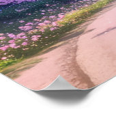 Cherry Blossom Path to Traditional Inn Poster (Hoek)