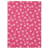 Cherry Blossom patroon Klembord (Achterkant)