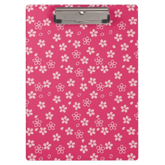 Cherry Blossom patroon Klembord (Voorkant)
