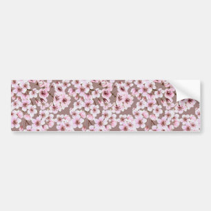 Cherry blossom pattern bumpersticker