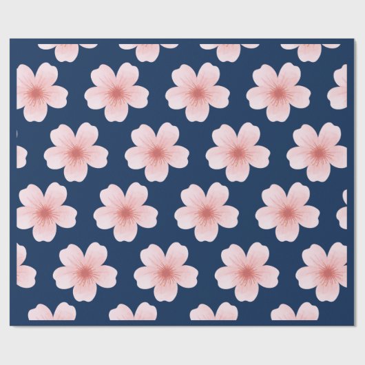 Cherry Blossom Pattern Cadeaupapier (Vlak)