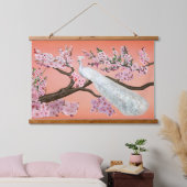 CHERRY BLOSSOM PEACOCK HANGEND WANDKLEED (Slaapkamer)