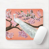 Cherry Blossom Peacock Muismat (Met muis)