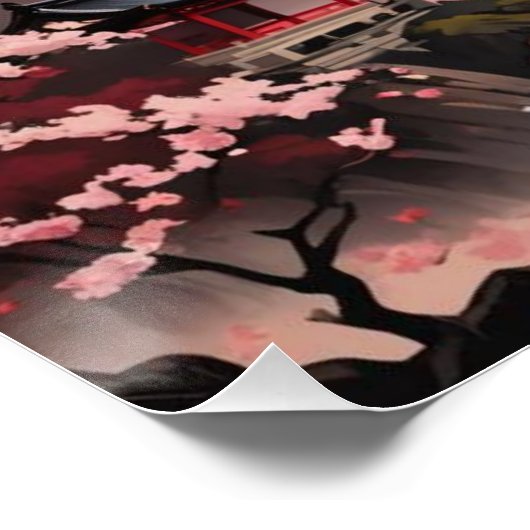 cherry blossom perfect poster (Hoek)