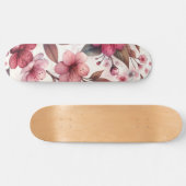 Cherry Blossom Persoonlijk Skateboard (Horizontaal)
