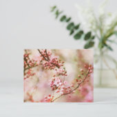 Cherry Blossom Photo Briefkaart (Staand voorkant)