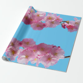 Cherry Blossom Photo Wrapping Paper Cadeaupapier