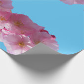 Cherry Blossom Photo Wrapping Paper Cadeaupapier (Hoek)