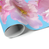 Cherry Blossom Photo Wrapping Paper Cadeaupapier (Rol Hoek)