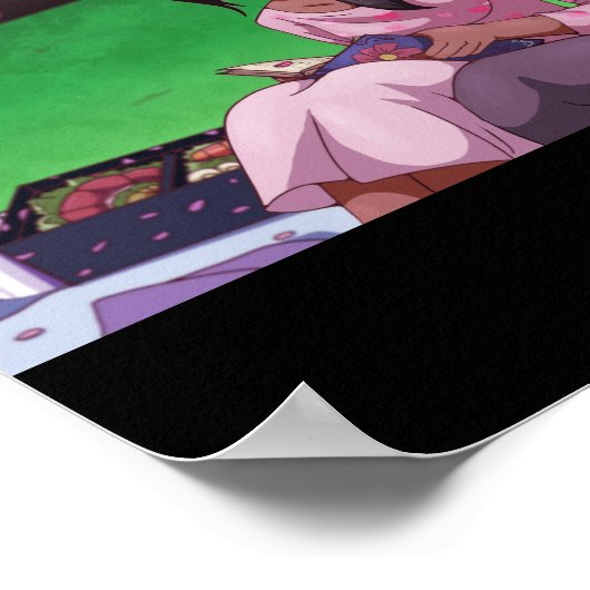 Cherry Blossom Picnic Poster (Hoek)