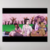 Cherry Blossom Picnic Poster (Voorkant)