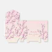 Cherry Blossom Pink Bedankt Baby shower Bedankdoosjes (Uitgevouwen)
