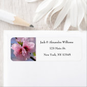 Cherry Blossom Pink Chic Return Address Etiket (Insitu)